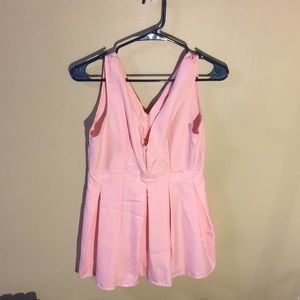 Pink semi formal dress